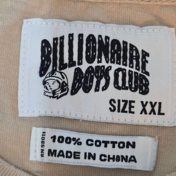 Billionaire Boys Club T-Shirt XXL Camouflage Celestial Cotton Tan Eye Mushroom - Picture 9 of 9